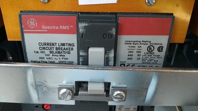 Specra RMS circuit breaker 100A