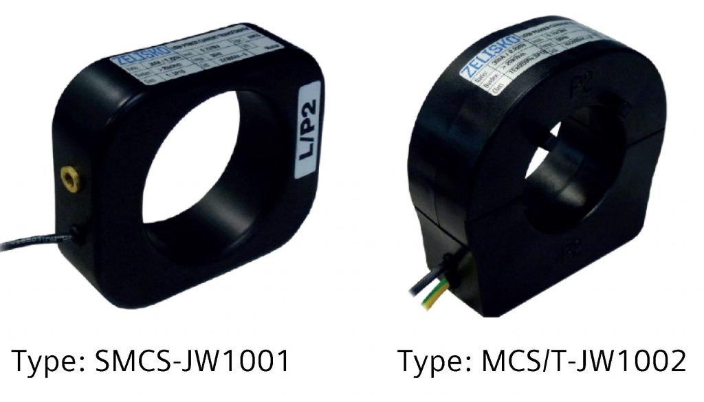 Current sensor 2 models, one is fix windows and the other is split window